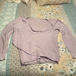 Purple drape sweater, light size medium from Anthropology